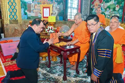 ประมวลภาพพิธีถวายปริญญาดุษฎีบัณฑิตกิตติมศักดิ์ วัดจุฬามณี ปี ๒๕๖๗