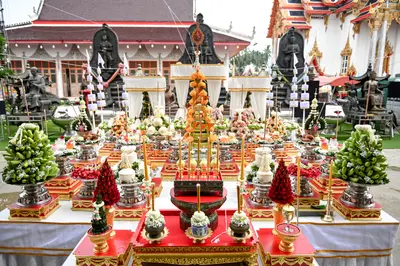 ประมวลภาพพิธีบวงสรวงและพุทธาภิเษกเหรียญ ๒ พระอุปัชฌาย์ รุ่นไตรมาส ๖๗ วัดจุฬามณี ปี ๒๕๖๗