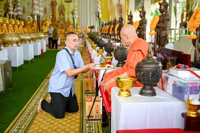 ประมวลภาพพิธีบวงสรวงและพุทธาภิเษกเหรียญ ๒ พระอุปัชฌาย์ รุ่นไตรมาส ๖๗ วัดจุฬามณี ปี ๒๕๖๗