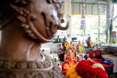 ประมวลภาพพิธีบวงสรวงและพุทธาภิเษกเหรียญ ๒ พระอุปัชฌาย์ รุ่นไตรมาส ๖๗ วัดจุฬามณี ปี ๒๕๖๗