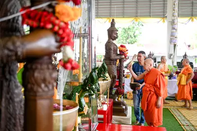 ประมวลภาพพิธีบวงสรวงและพุทธาภิเษกเหรียญ ๒ พระอุปัชฌาย์ รุ่นไตรมาส ๖๗ วัดจุฬามณี ปี ๒๕๖๗