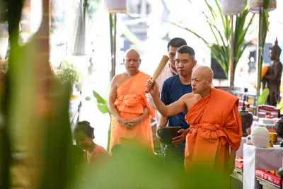 ประมวลภาพพิธีบวงสรวงและพุทธาภิเษกเหรียญ ๒ พระอุปัชฌาย์ รุ่นไตรมาส ๖๗ วัดจุฬามณี ปี ๒๕๖๗