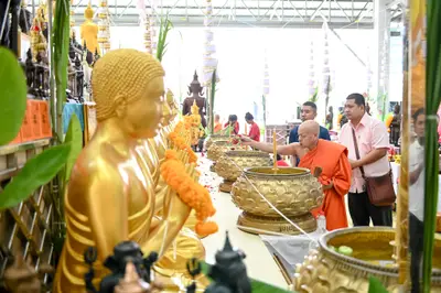 ประมวลภาพพิธีบวงสรวงและพุทธาภิเษกเหรียญ ๒ พระอุปัชฌาย์ รุ่นไตรมาส ๖๗ วัดจุฬามณี ปี ๒๕๖๗