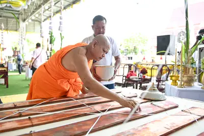 ประมวลภาพพิธีบวงสรวงและพุทธาภิเษกเหรียญ ๒ พระอุปัชฌาย์ รุ่นไตรมาส ๖๗ วัดจุฬามณี ปี ๒๕๖๗