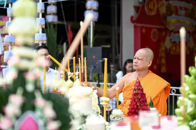 ประมวลภาพพิธีบวงสรวงและพุทธาภิเษกเหรียญ ๒ พระอุปัชฌาย์ รุ่นไตรมาส ๖๗ วัดจุฬามณี ปี ๒๕๖๗