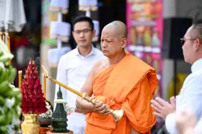 ประมวลภาพพิธีบวงสรวงและพุทธาภิเษกเหรียญ ๒ พระอุปัชฌาย์ รุ่นไตรมาส ๖๗ วัดจุฬามณี ปี ๒๕๖๗