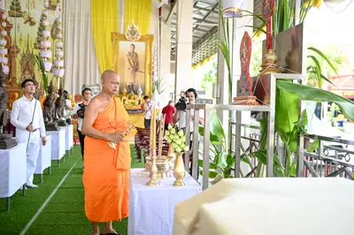 ประมวลภาพพิธีบวงสรวงและพุทธาภิเษกเหรียญ ๒ พระอุปัชฌาย์ รุ่นไตรมาส ๖๗ วัดจุฬามณี ปี ๒๕๖๗