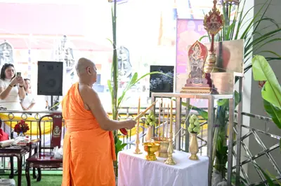ประมวลภาพพิธีบวงสรวงและพุทธาภิเษกเหรียญ ๒ พระอุปัชฌาย์ รุ่นไตรมาส ๖๗ วัดจุฬามณี ปี ๒๕๖๗