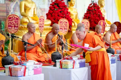 ประมวลภาพพิธีบวงสรวงและพุทธาภิเษกเหรียญ ๒ พระอุปัชฌาย์ รุ่นไตรมาส ๖๗ วัดจุฬามณี ปี ๒๕๖๗