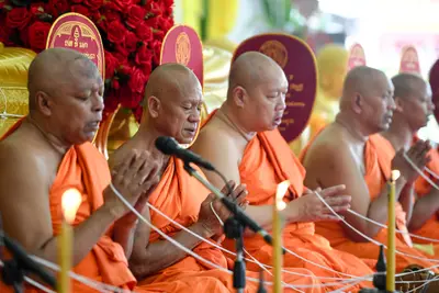 ประมวลภาพพิธีบวงสรวงและพุทธาภิเษกเหรียญ ๒ พระอุปัชฌาย์ รุ่นไตรมาส ๖๗ วัดจุฬามณี ปี ๒๕๖๗