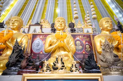 ประมวลภาพพิธีบวงสรวงและพุทธาภิเษกเหรียญ ๒ พระอุปัชฌาย์ รุ่นไตรมาส ๖๗ วัดจุฬามณี ปี ๒๕๖๗