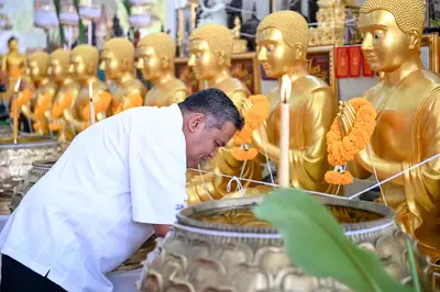 ประมวลภาพพิธีบวงสรวงและพุทธาภิเษกเหรียญ ๒ พระอุปัชฌาย์ รุ่นไตรมาส ๖๗ วัดจุฬามณี ปี ๒๕๖๗