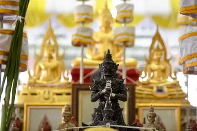 ประมวลภาพพิธีบวงสรวงและพุทธาภิเษกเหรียญ ๒ พระอุปัชฌาย์ รุ่นไตรมาส ๖๗ วัดจุฬามณี ปี ๒๕๖๗