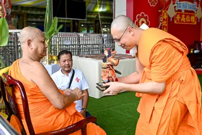 ประมวลภาพพิธีบวงสรวงและพุทธาภิเษกเหรียญ ๒ พระอุปัชฌาย์ รุ่นไตรมาส ๖๗ วัดจุฬามณี ปี ๒๕๖๗
