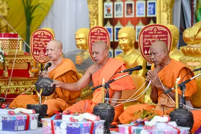 ประมวลภาพพิธีบวงสรวงและพุทธาภิเษกเหรียญ ๒ พระอุปัชฌาย์ รุ่นไตรมาส ๖๗ วัดจุฬามณี ปี ๒๕๖๗