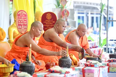ประมวลภาพพิธีบวงสรวงและพุทธาภิเษกเหรียญ ๒ พระอุปัชฌาย์ รุ่นไตรมาส ๖๗ วัดจุฬามณี ปี ๒๕๖๗