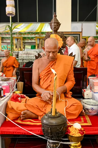 ประมวลภาพพิธีบวงสรวงและพุทธาภิเษกเหรียญ ๒ พระอุปัชฌาย์ รุ่นไตรมาส ๖๗ วัดจุฬามณี ปี ๒๕๖๗