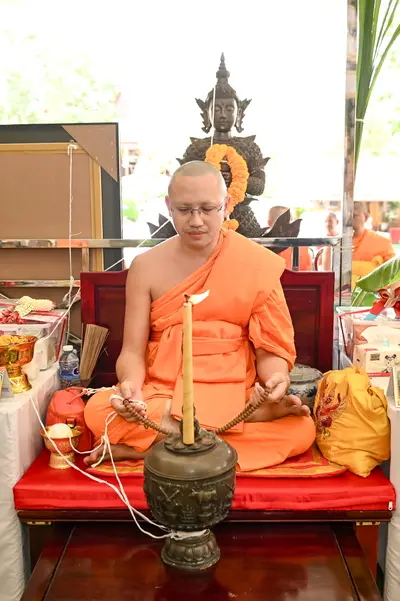 ประมวลภาพพิธีบวงสรวงและพุทธาภิเษกเหรียญ ๒ พระอุปัชฌาย์ รุ่นไตรมาส ๖๗ วัดจุฬามณี ปี ๒๕๖๗