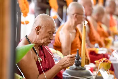 ประมวลภาพพิธีบวงสรวงและพุทธาภิเษกเหรียญ ๒ พระอุปัชฌาย์ รุ่นไตรมาส ๖๗ วัดจุฬามณี ปี ๒๕๖๗