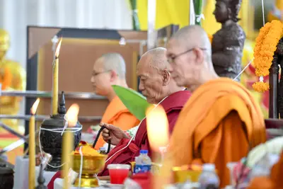 ประมวลภาพพิธีบวงสรวงและพุทธาภิเษกเหรียญ ๒ พระอุปัชฌาย์ รุ่นไตรมาส ๖๗ วัดจุฬามณี ปี ๒๕๖๗