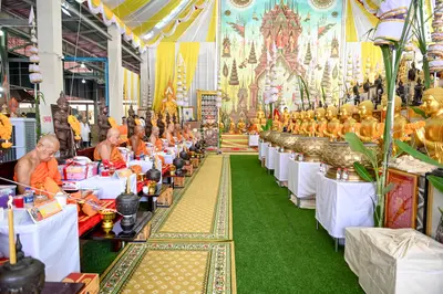 ประมวลภาพพิธีบวงสรวงและพุทธาภิเษกเหรียญ ๒ พระอุปัชฌาย์ รุ่นไตรมาส ๖๗ วัดจุฬามณี ปี ๒๕๖๗