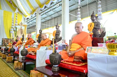 ประมวลภาพพิธีบวงสรวงและพุทธาภิเษกเหรียญ ๒ พระอุปัชฌาย์ รุ่นไตรมาส ๖๗ วัดจุฬามณี ปี ๒๕๖๗