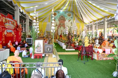 ประมวลภาพพิธีบวงสรวงและพุทธาภิเษกเหรียญ ๒ พระอุปัชฌาย์ รุ่นไตรมาส ๖๗ วัดจุฬามณี ปี ๒๕๖๗