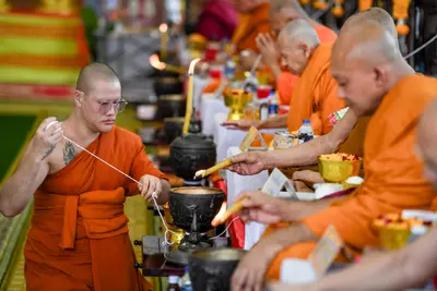 ประมวลภาพพิธีบวงสรวงและพุทธาภิเษกเหรียญ ๒ พระอุปัชฌาย์ รุ่นไตรมาส ๖๗ วัดจุฬามณี ปี ๒๕๖๗