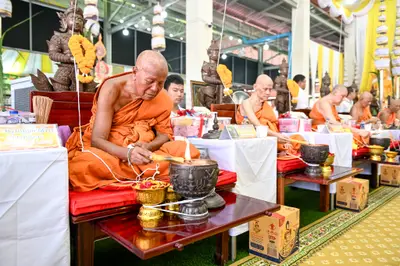 ประมวลภาพพิธีบวงสรวงและพุทธาภิเษกเหรียญ ๒ พระอุปัชฌาย์ รุ่นไตรมาส ๖๗ วัดจุฬามณี ปี ๒๕๖๗