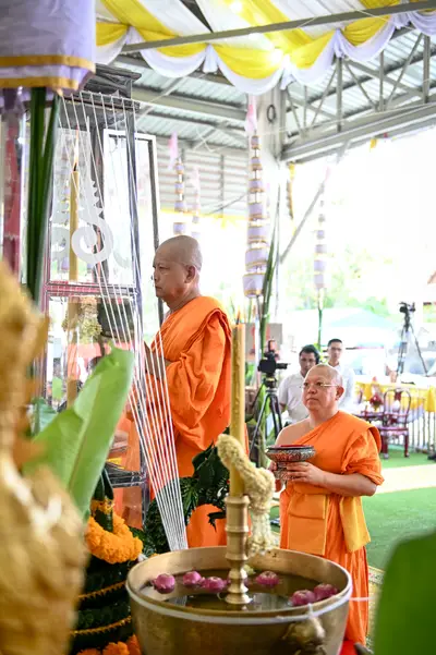 ประมวลภาพพิธีบวงสรวงและพุทธาภิเษกเหรียญ ๒ พระอุปัชฌาย์ รุ่นไตรมาส ๖๗ วัดจุฬามณี ปี ๒๕๖๗