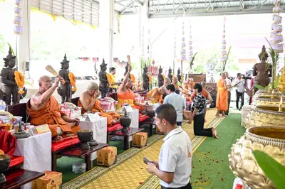 ประมวลภาพพิธีบวงสรวงและพุทธาภิเษกเหรียญ ๒ พระอุปัชฌาย์ รุ่นไตรมาส ๖๗ วัดจุฬามณี ปี ๒๕๖๗