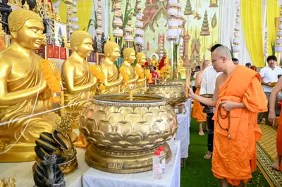 ประมวลภาพพิธีบวงสรวงและพุทธาภิเษกเหรียญ ๒ พระอุปัชฌาย์ รุ่นไตรมาส ๖๗ วัดจุฬามณี ปี ๒๕๖๗