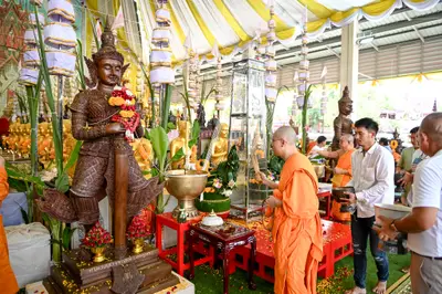 ประมวลภาพพิธีบวงสรวงและพุทธาภิเษกเหรียญ ๒ พระอุปัชฌาย์ รุ่นไตรมาส ๖๗ วัดจุฬามณี ปี ๒๕๖๗