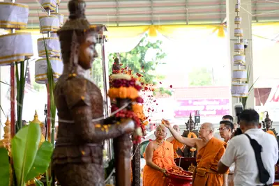 ประมวลภาพพิธีบวงสรวงและพุทธาภิเษกเหรียญ ๒ พระอุปัชฌาย์ รุ่นไตรมาส ๖๗ วัดจุฬามณี ปี ๒๕๖๗
