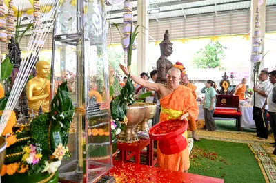ประมวลภาพพิธีบวงสรวงและพุทธาภิเษกเหรียญ ๒ พระอุปัชฌาย์ รุ่นไตรมาส ๖๗ วัดจุฬามณี ปี ๒๕๖๗