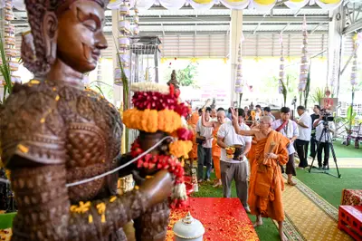 ประมวลภาพพิธีบวงสรวงและพุทธาภิเษกเหรียญ ๒ พระอุปัชฌาย์ รุ่นไตรมาส ๖๗ วัดจุฬามณี ปี ๒๕๖๗