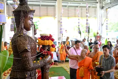ประมวลภาพพิธีบวงสรวงและพุทธาภิเษกเหรียญ ๒ พระอุปัชฌาย์ รุ่นไตรมาส ๖๗ วัดจุฬามณี ปี ๒๕๖๗