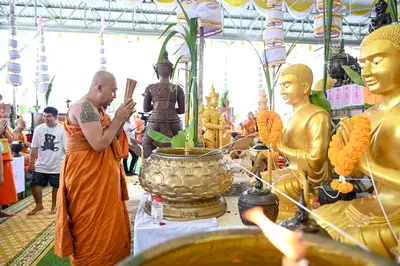 ประมวลภาพพิธีบวงสรวงและพุทธาภิเษกเหรียญ ๒ พระอุปัชฌาย์ รุ่นไตรมาส ๖๗ วัดจุฬามณี ปี ๒๕๖๗