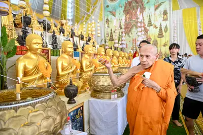 ประมวลภาพพิธีบวงสรวงและพุทธาภิเษกเหรียญ ๒ พระอุปัชฌาย์ รุ่นไตรมาส ๖๗ วัดจุฬามณี ปี ๒๕๖๗