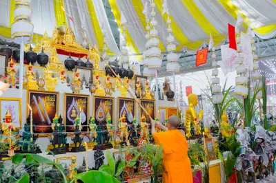 ประมวลภาพพิธีพุทธาภิเษกและสวดนพเคราะห์ วัดจุฬามณี ปี ๒๕๖๗