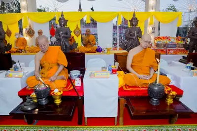 ประมวลภาพพิธีพุทธาภิเษกและสวดนพเคราะห์ วัดจุฬามณี ปี ๒๕๖๗