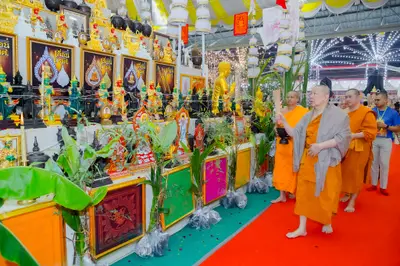 ประมวลภาพพิธีพุทธาภิเษกและสวดนพเคราะห์ วัดจุฬามณี ปี ๒๕๖๗