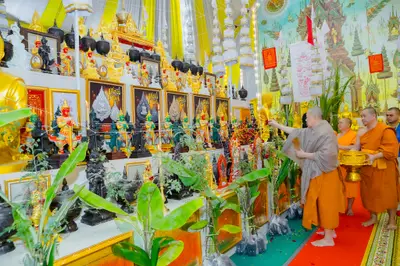 ประมวลภาพพิธีพุทธาภิเษกและสวดนพเคราะห์ วัดจุฬามณี ปี ๒๕๖๗