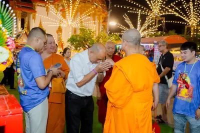 ประมวลภาพพิธีพุทธาภิเษกและสวดนพเคราะห์ วัดจุฬามณี ปี ๒๕๖๗