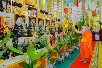 ประมวลภาพพิธีพุทธาภิเษกและสวดนพเคราะห์ วัดจุฬามณี ปี ๒๕๖๗