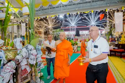 ประมวลภาพพิธีพุทธาภิเษกและสวดนพเคราะห์ วัดจุฬามณี ปี ๒๕๖๗