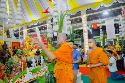 ประมวลภาพพิธีพุทธาภิเษกและสวดนพเคราะห์ วัดจุฬามณี ปี ๒๕๖๗