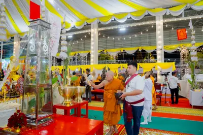 ประมวลภาพพิธีพุทธาภิเษกและสวดนพเคราะห์ วัดจุฬามณี ปี ๒๕๖๗