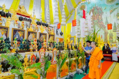 ประมวลภาพพิธีพุทธาภิเษกและสวดนพเคราะห์ วัดจุฬามณี ปี ๒๕๖๗
