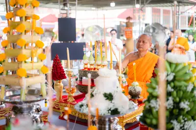 ประมวลภาพพิธีบวงสรวงสมโภช ครบ ๓๖ ปี วัดจุฬามณี ปี ๒๕๖๘